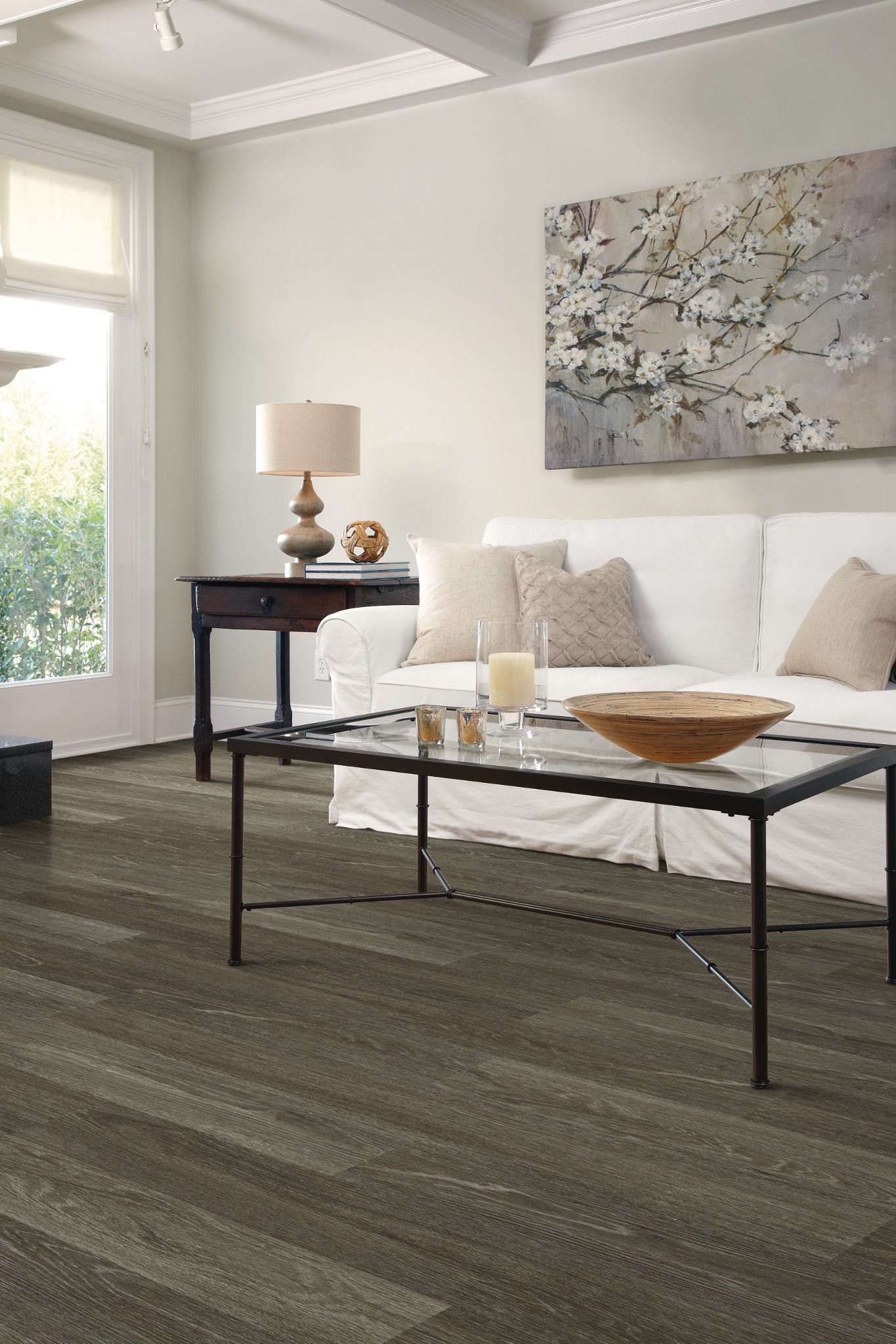 Michigan Ave flooring, shown in a room