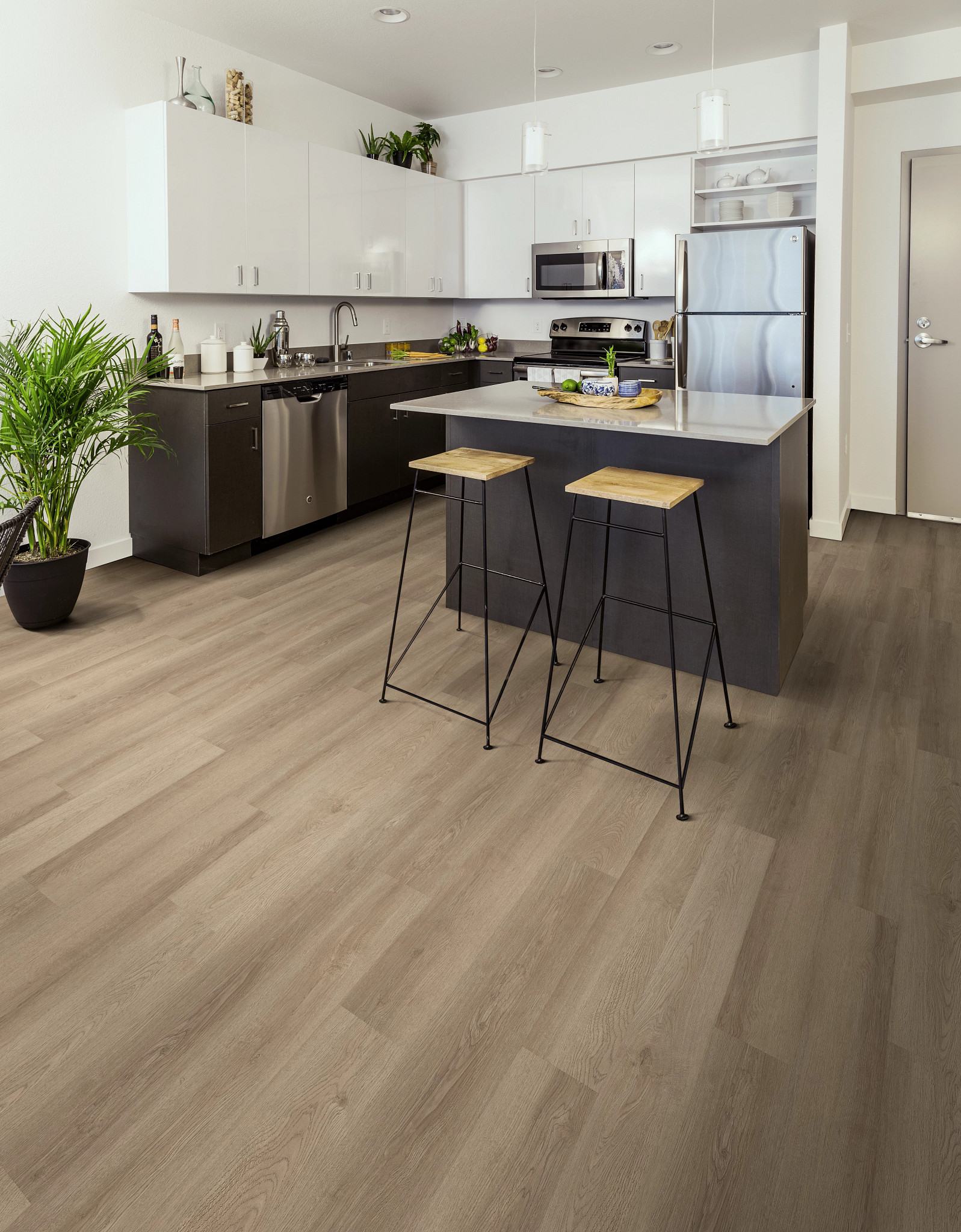 Vista flooring, shown in a room