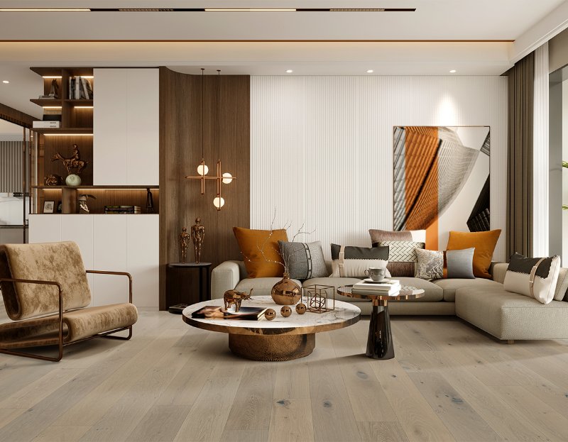 Vincennes flooring in a room