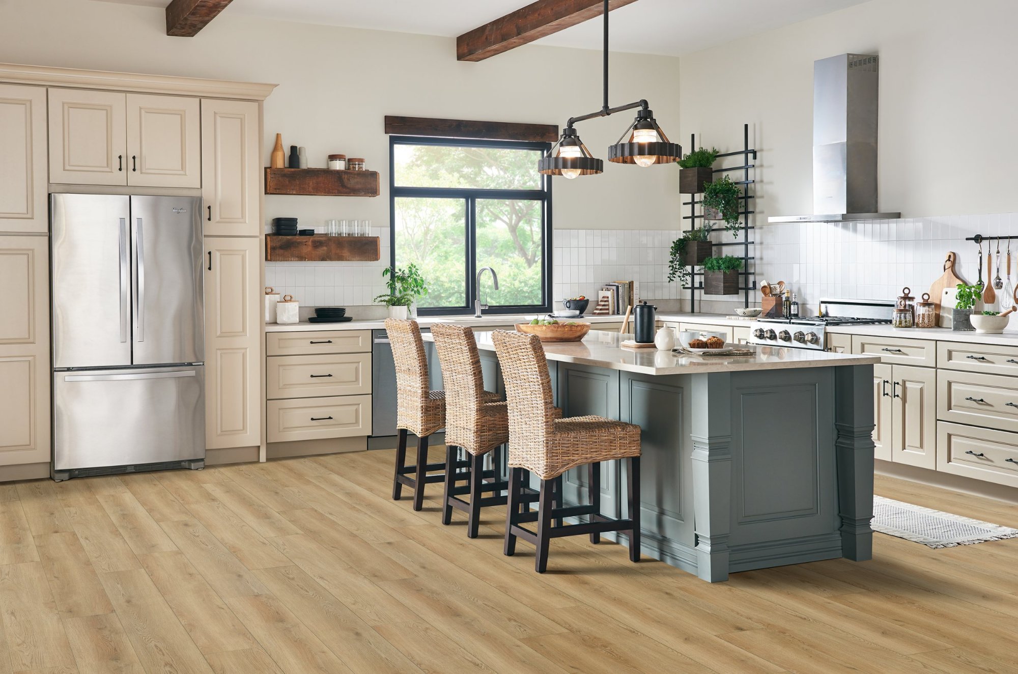 Sunrise Lane flooring, shown in a room