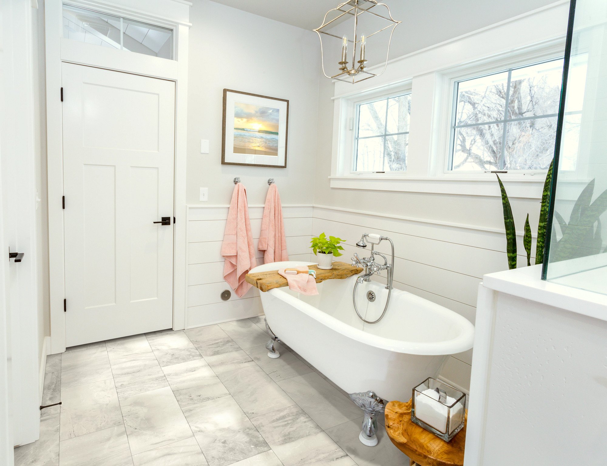Dorado flooring, shown in a room