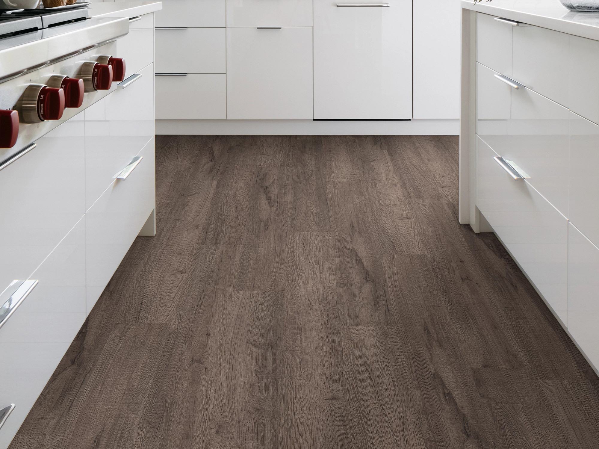 Dusk flooring, shown in a room