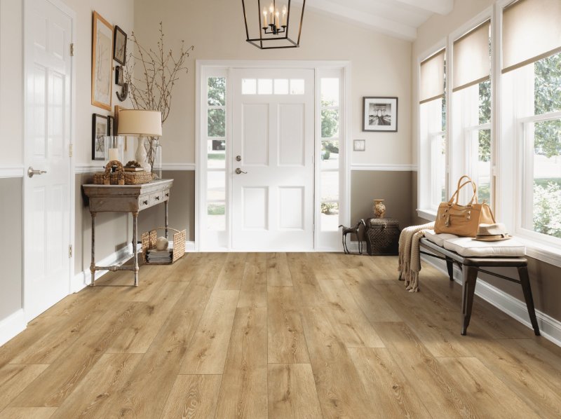 Sunny and Warm flooring in a room