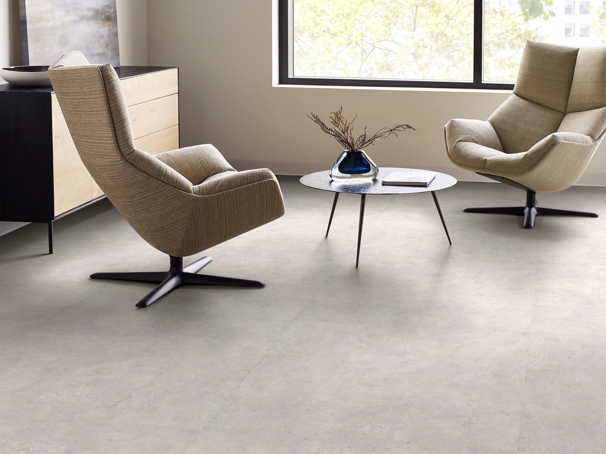 Montane flooring, shown in a room