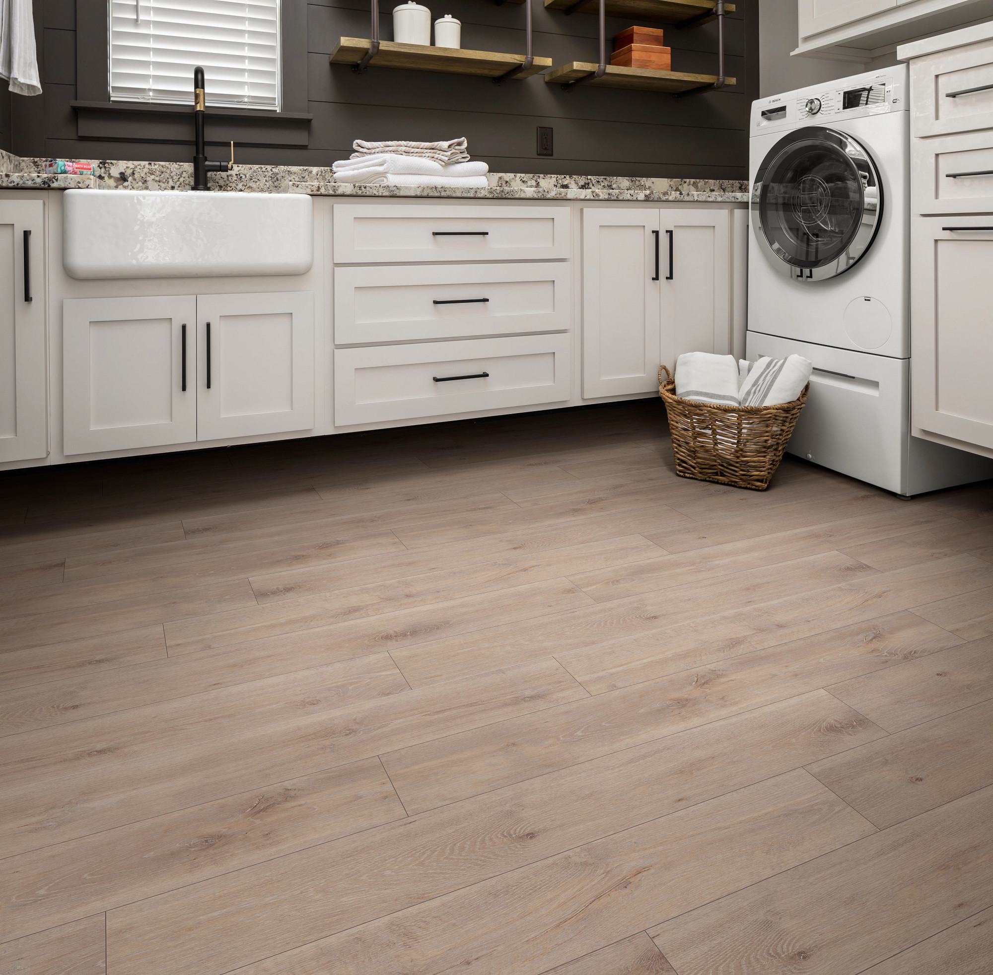 Ryman flooring, shown in a room
