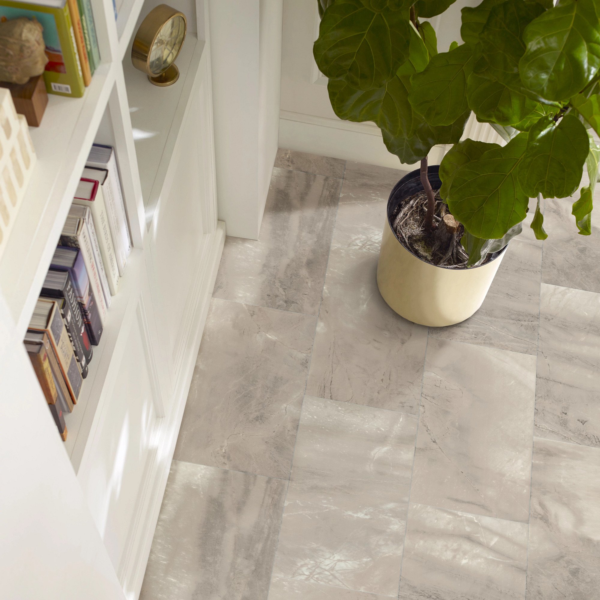 Nova flooring, shown in a room
