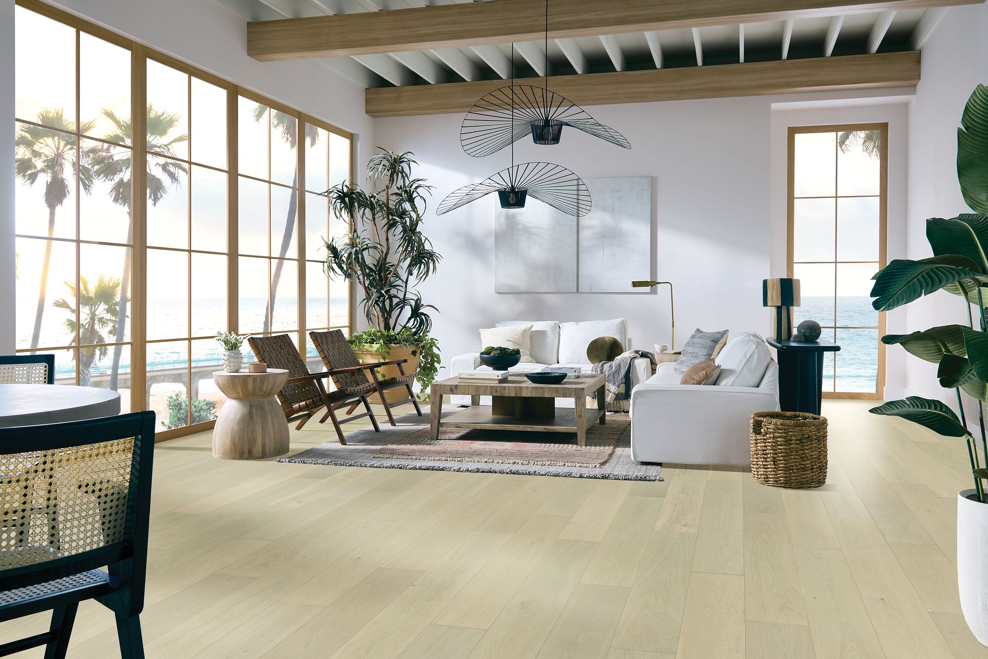 Bethany flooring, shown in a room