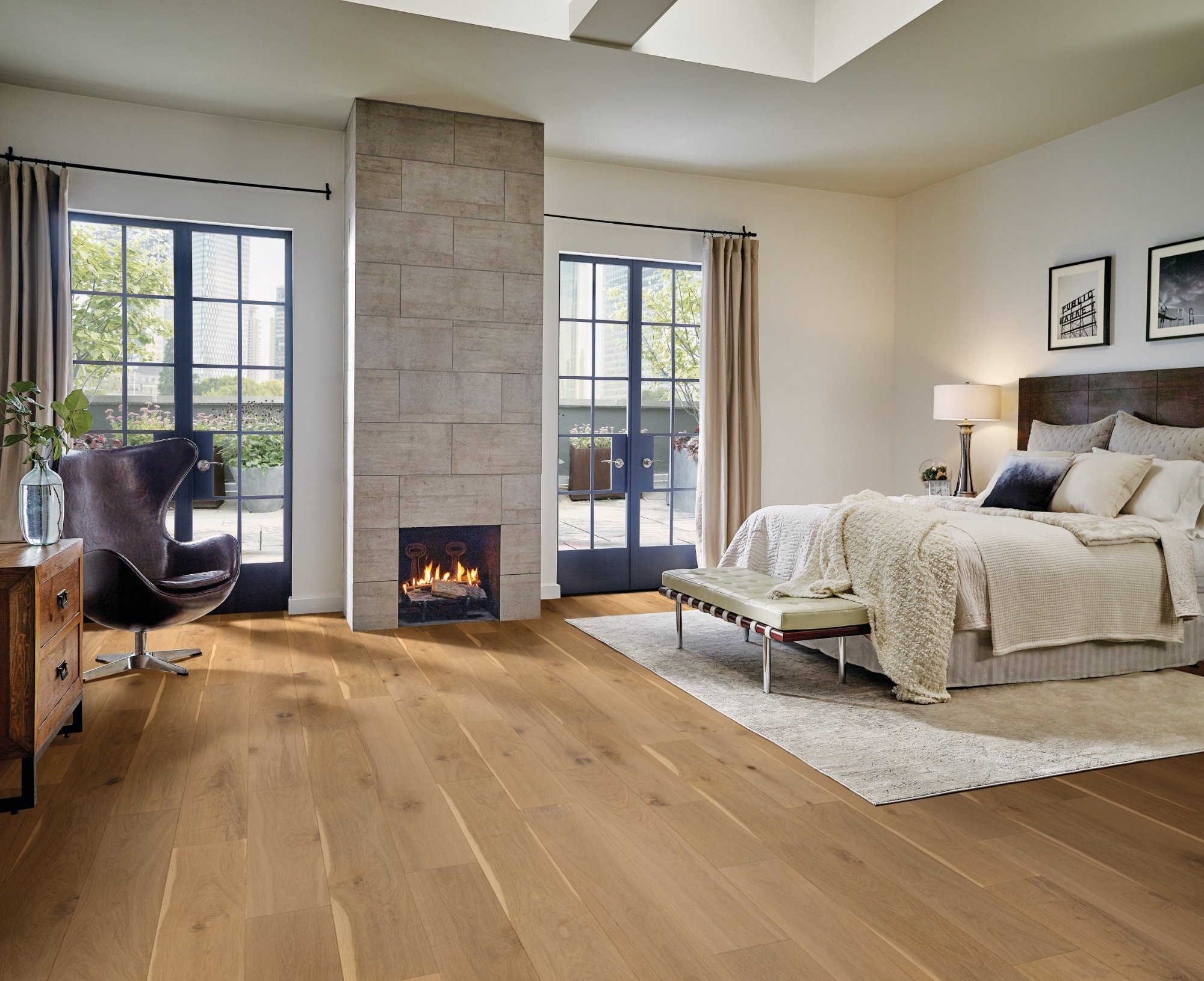 Island Charm flooring, shown in a room