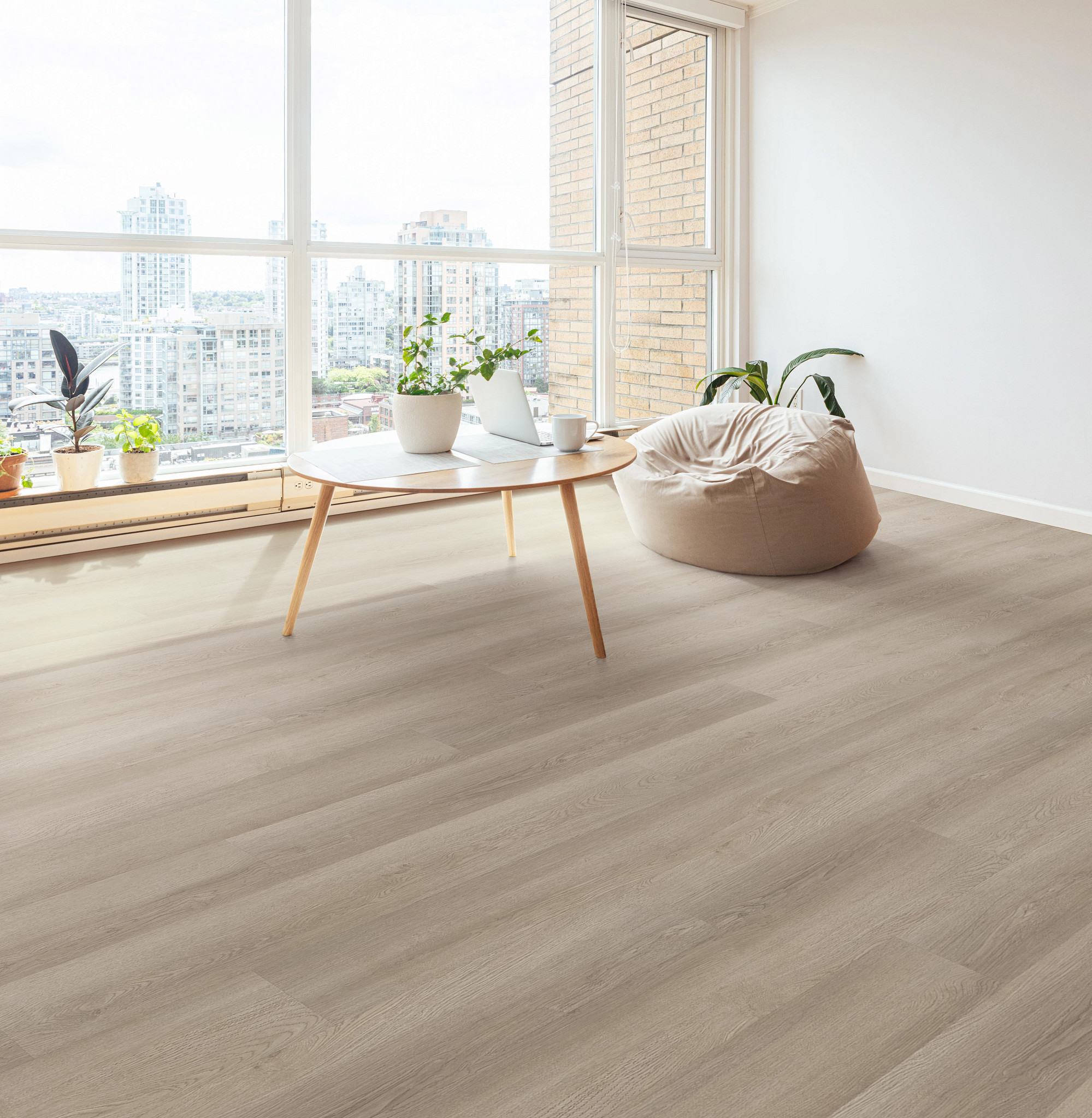 Pampas flooring, shown in a room