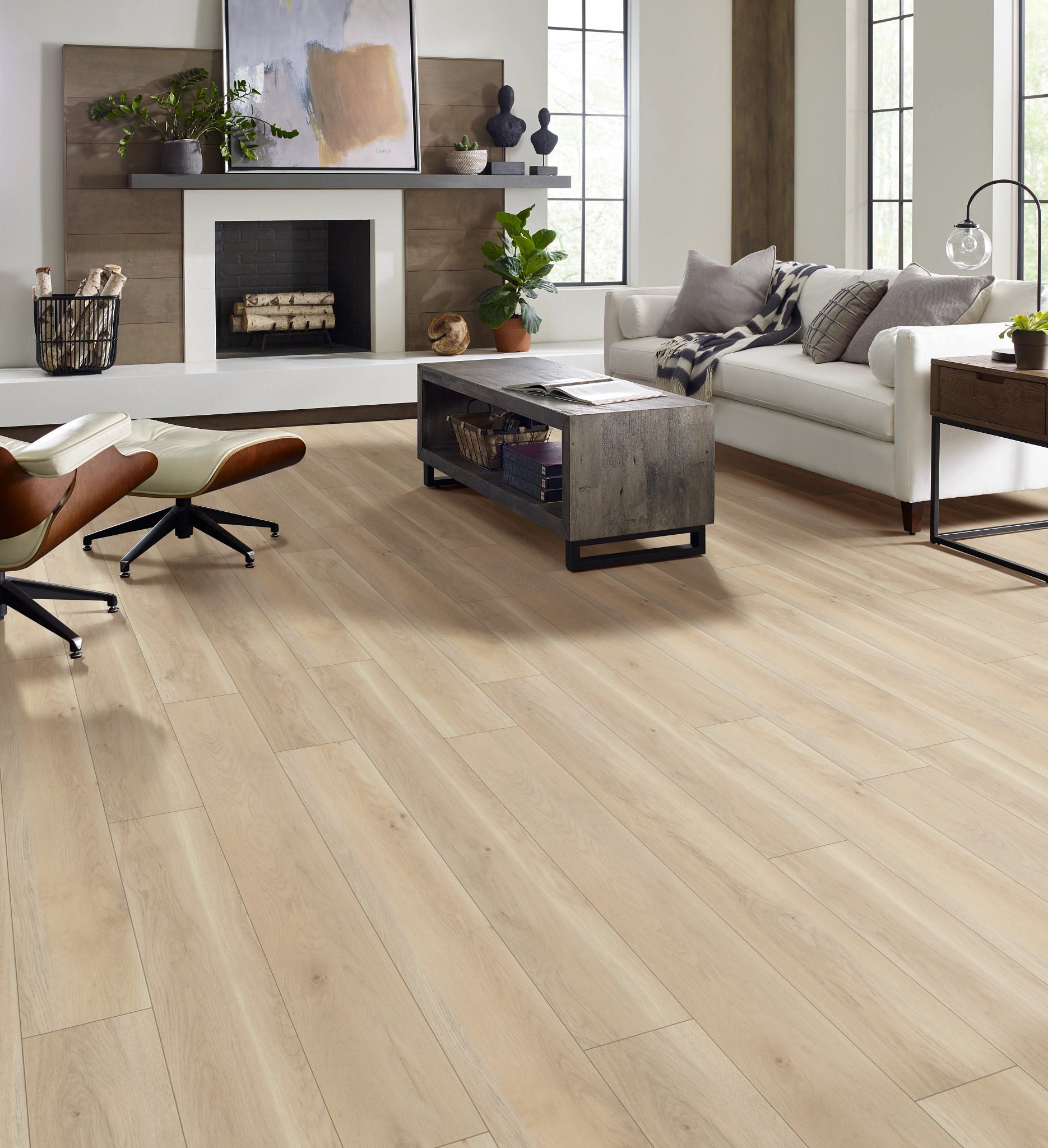 Cambridge flooring, shown in a room
