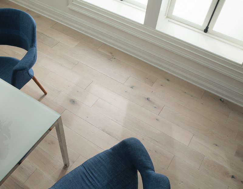 Marble flooring in a room
