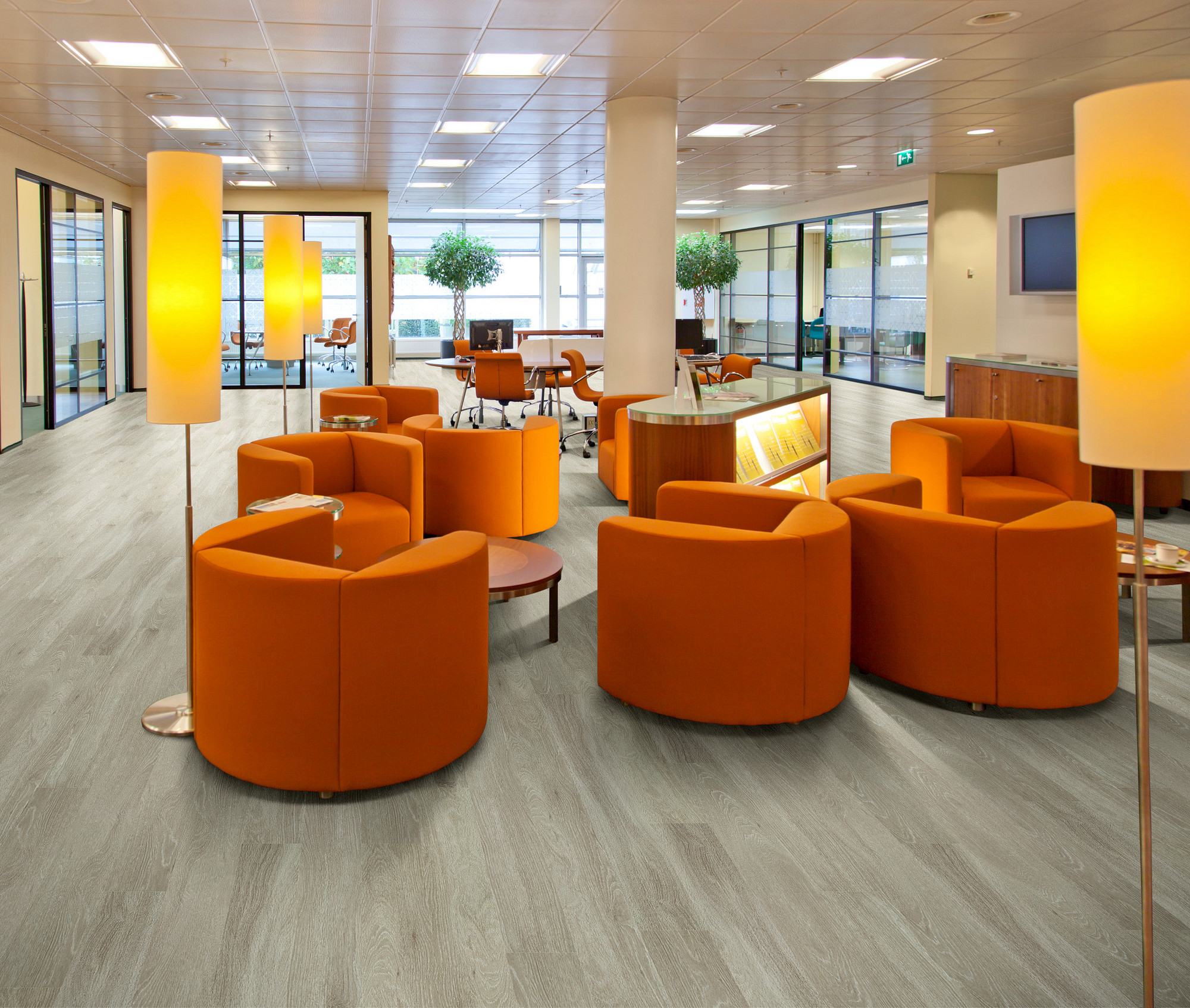 Music Row flooring, shown in a room