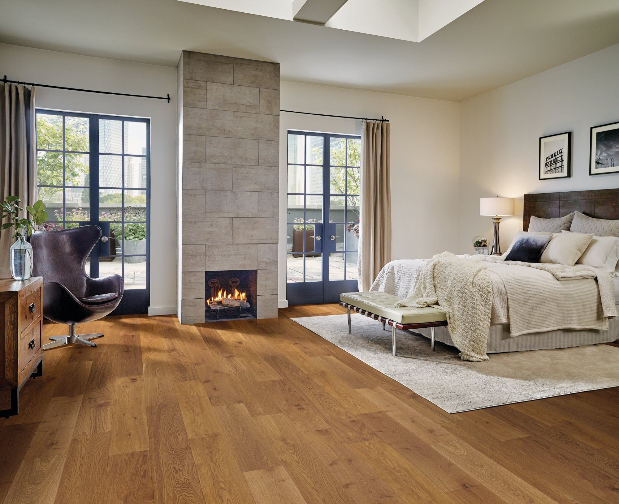 Beach Charm flooring, shown in a room