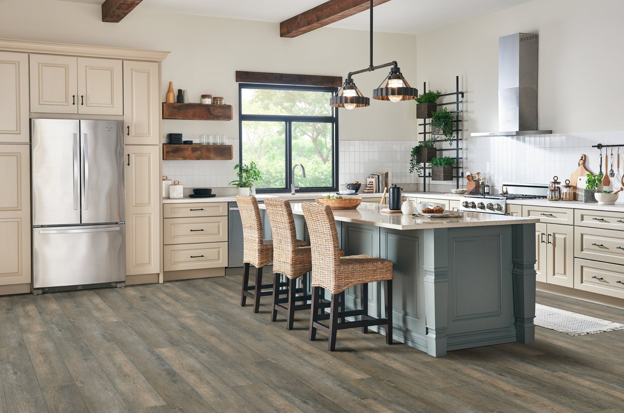 Timber Lake flooring, shown in a room