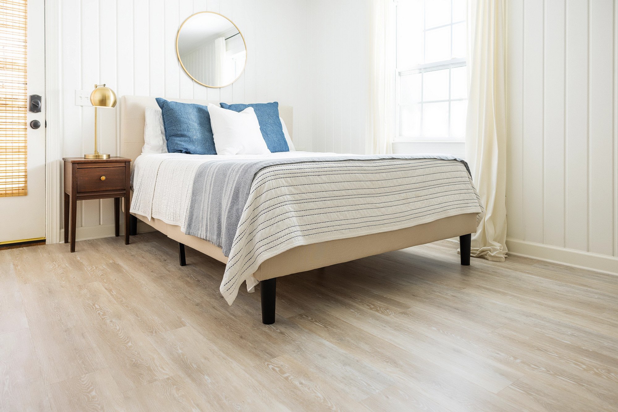 Ivory Coast Oak flooring, shown in a room