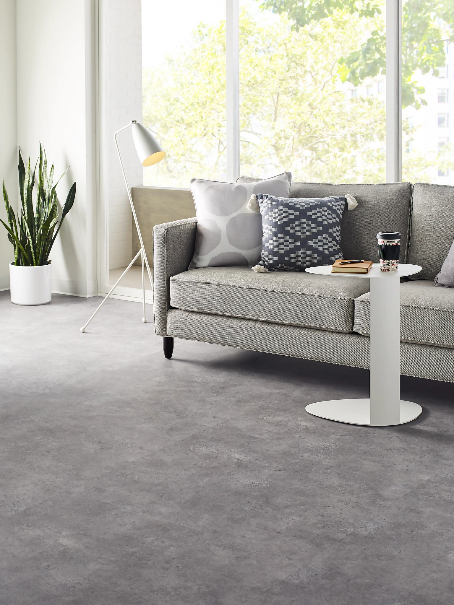 Tundra flooring, shown in a room