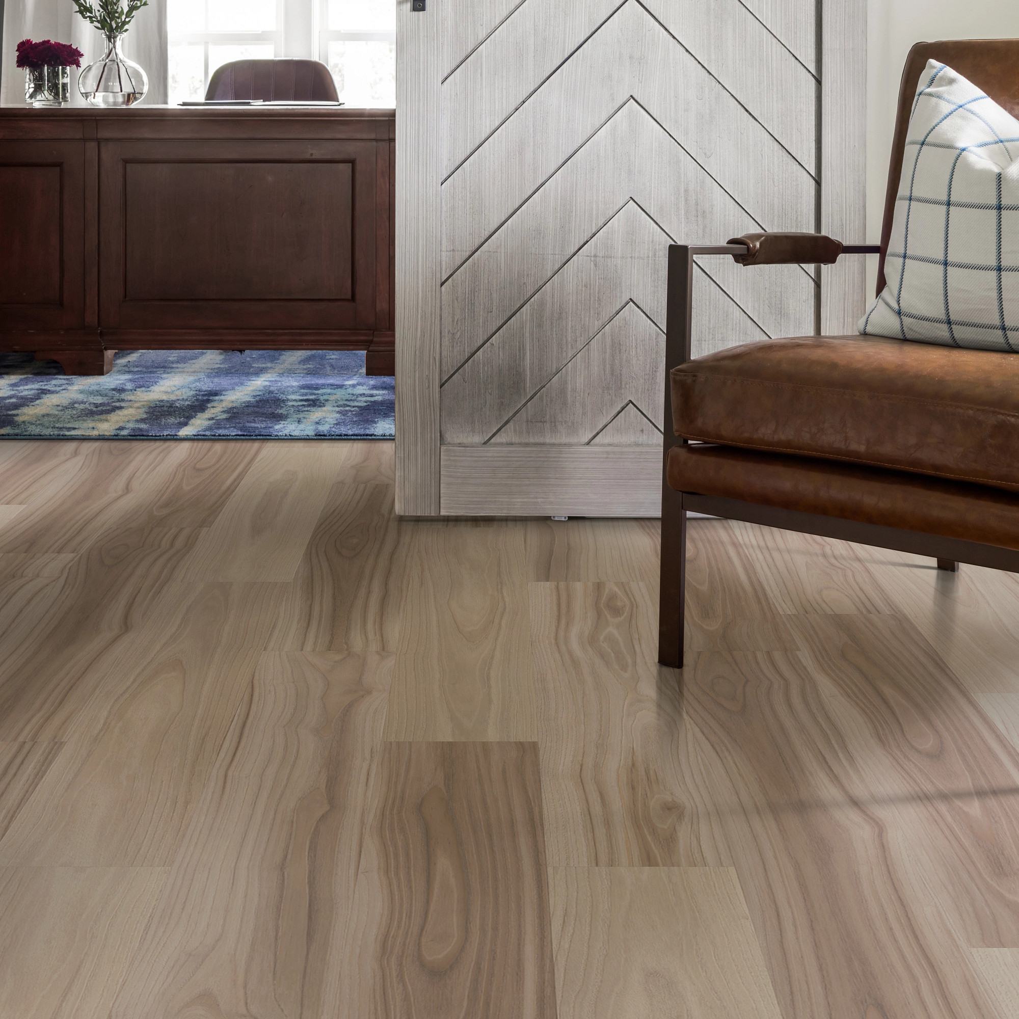 Bluff flooring, shown in a room