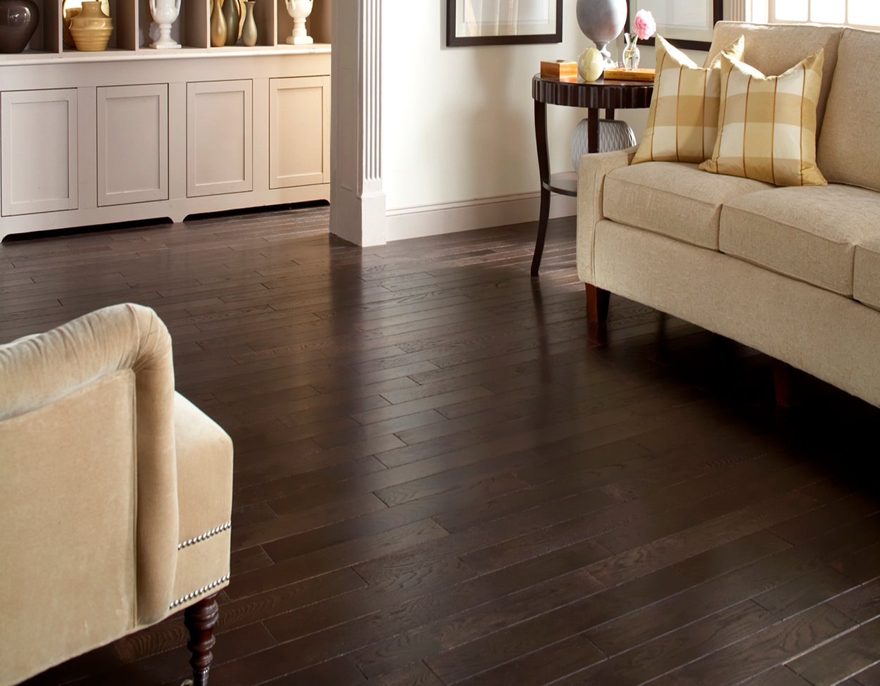 Black Pearl flooring, shown in a room