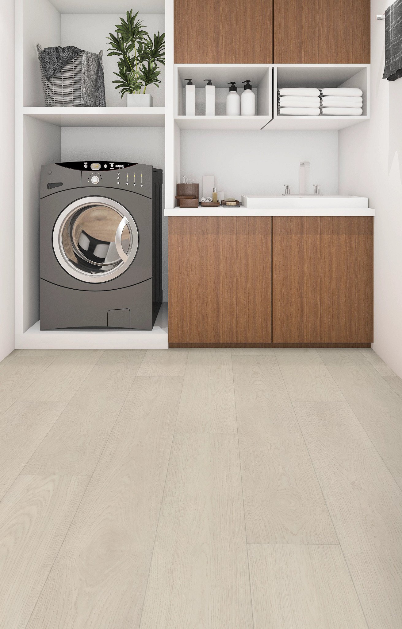 Tundra flooring, shown in a room