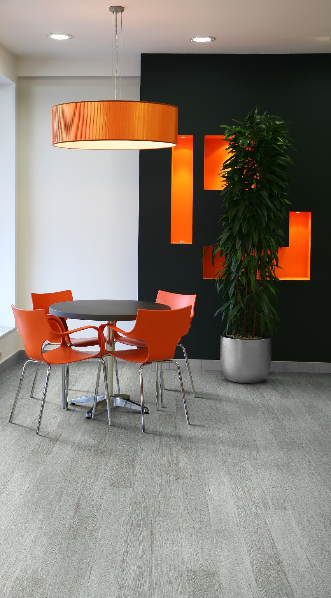 Hamilton Ave flooring, shown in a room