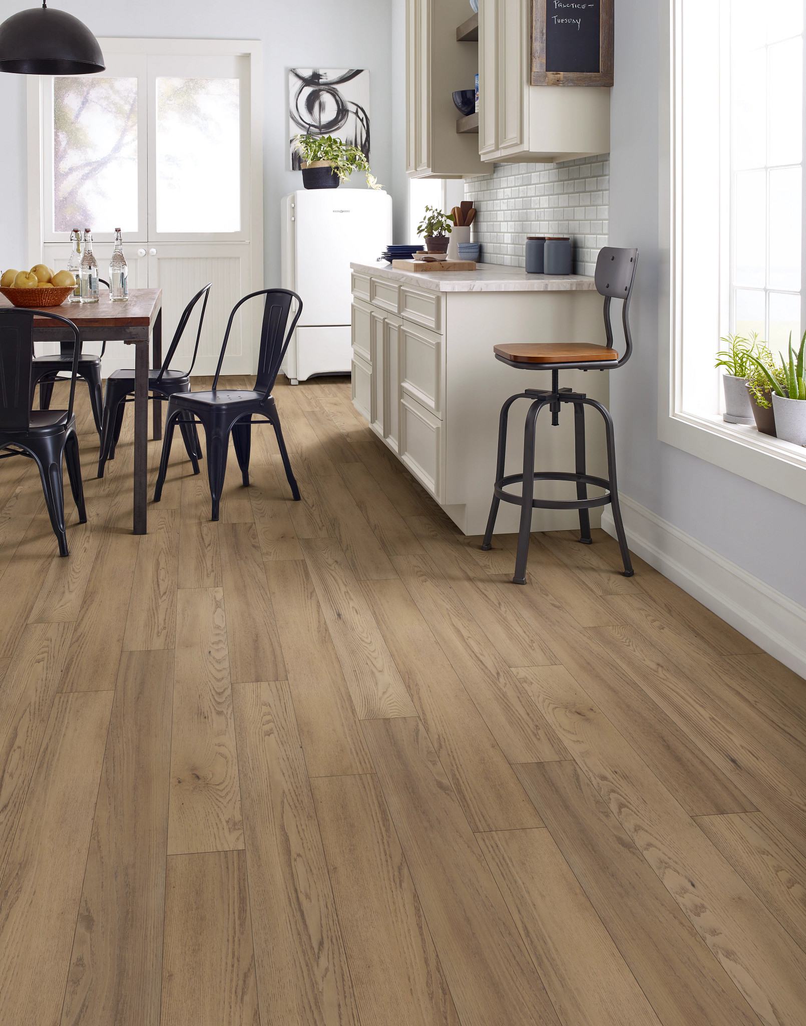 Magnolia flooring, shown in a room