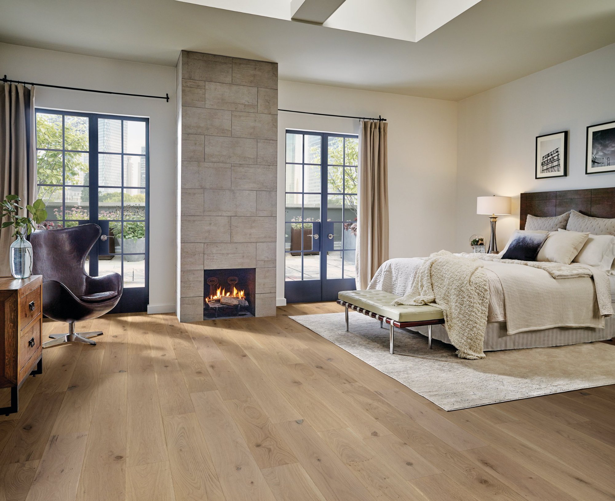 Harbor Charm flooring, shown in a room