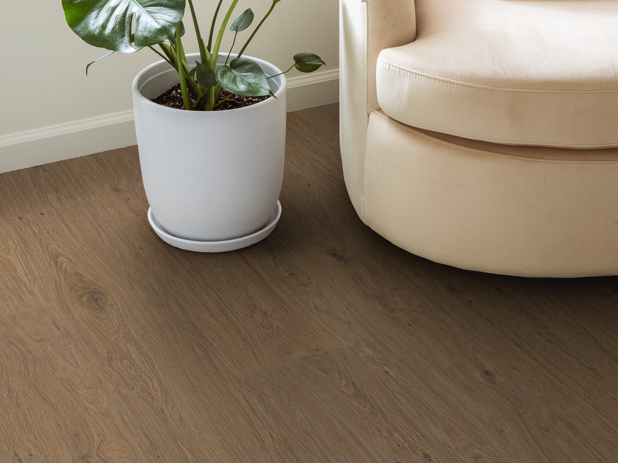 Tuxedo Bronze flooring, shown in a room