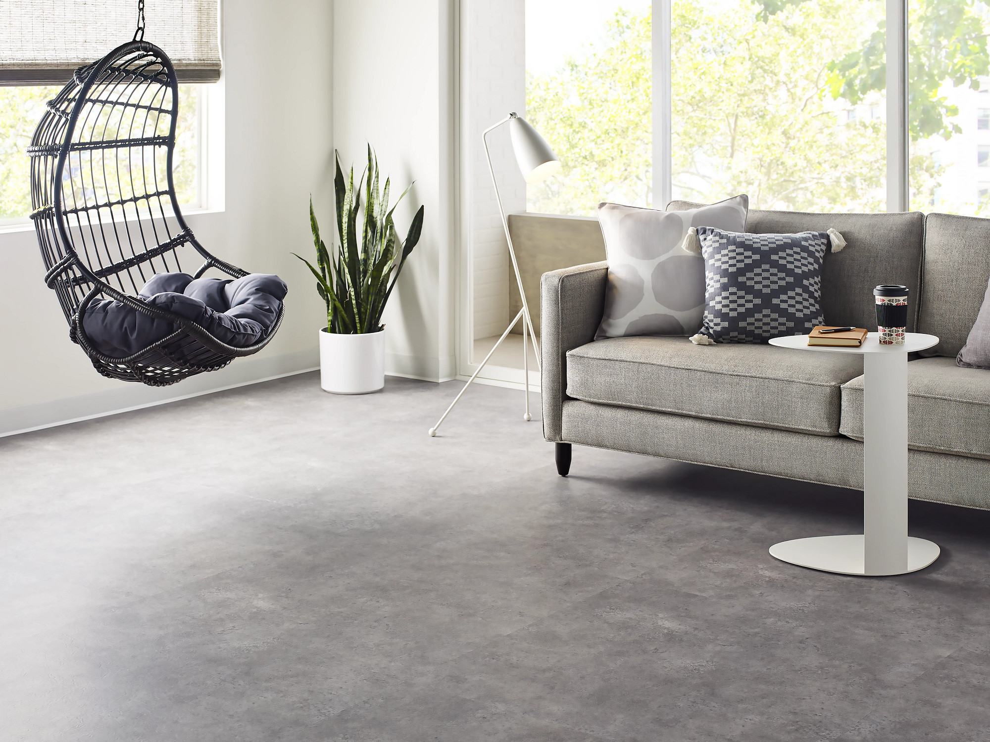Tundra flooring, shown in a room