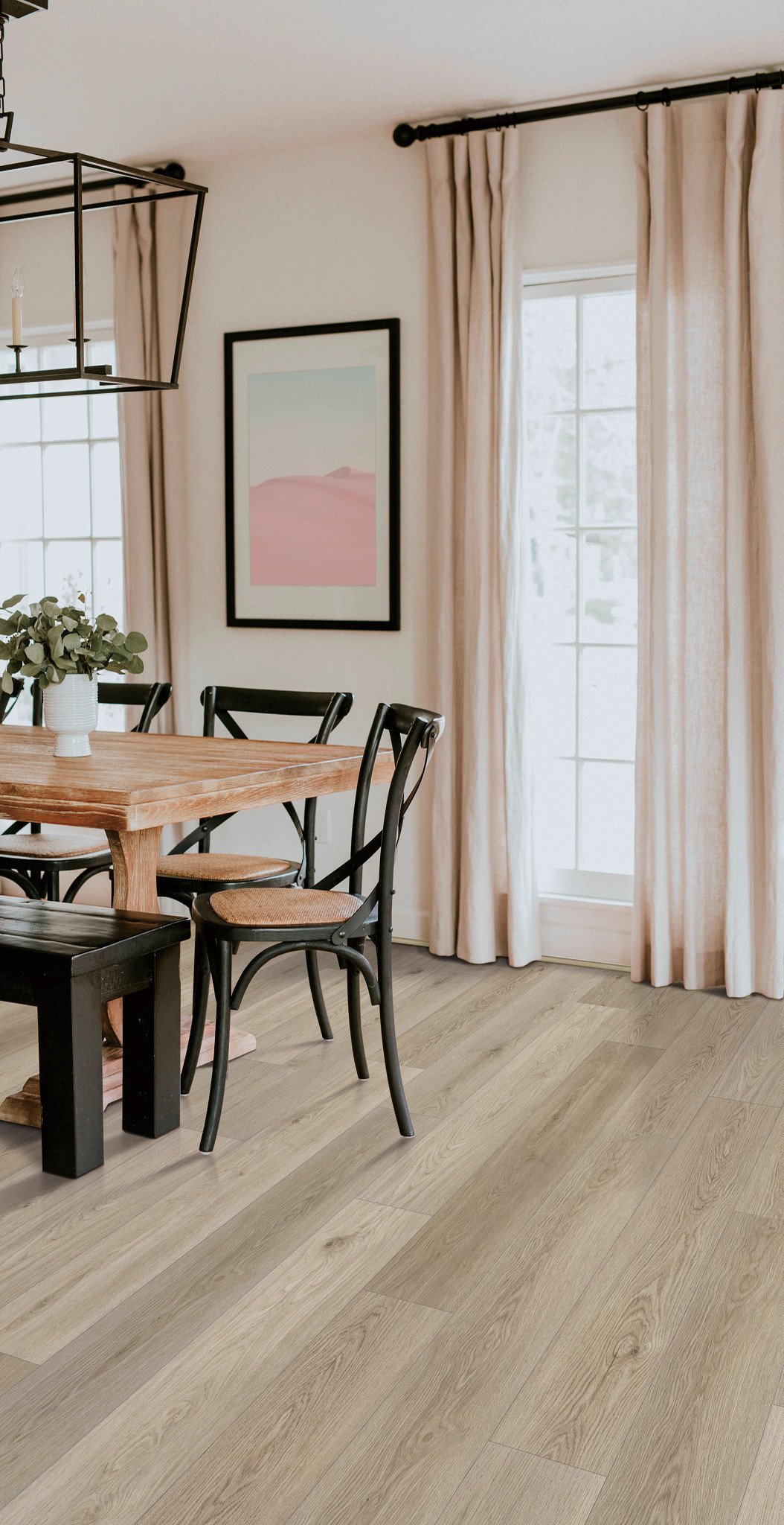 Radley Oak flooring, shown in a room