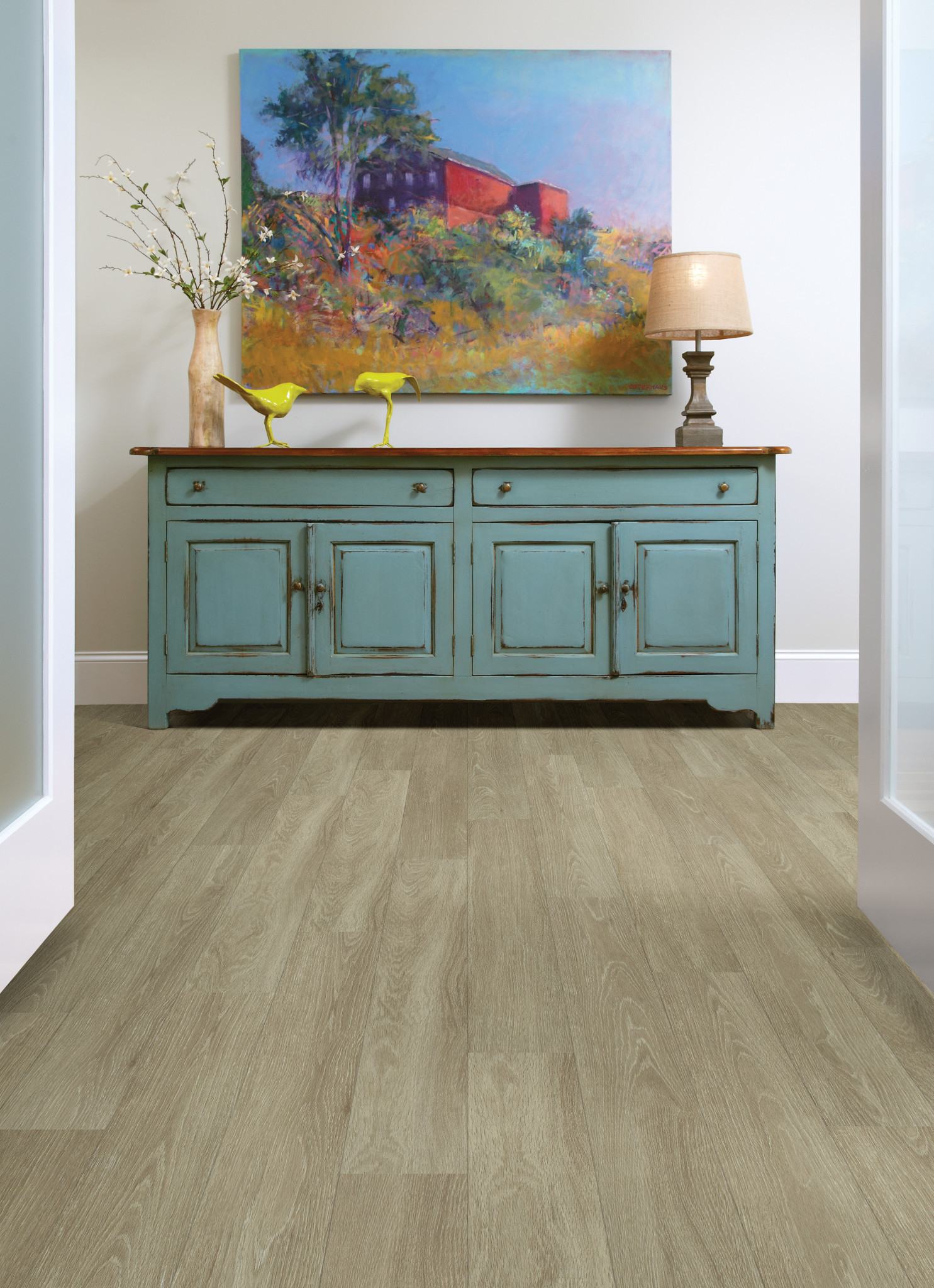 Music Row flooring, shown in a room