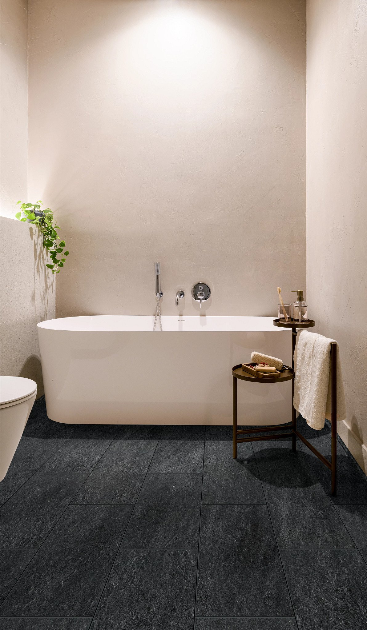 Embra Slate flooring, shown in a room