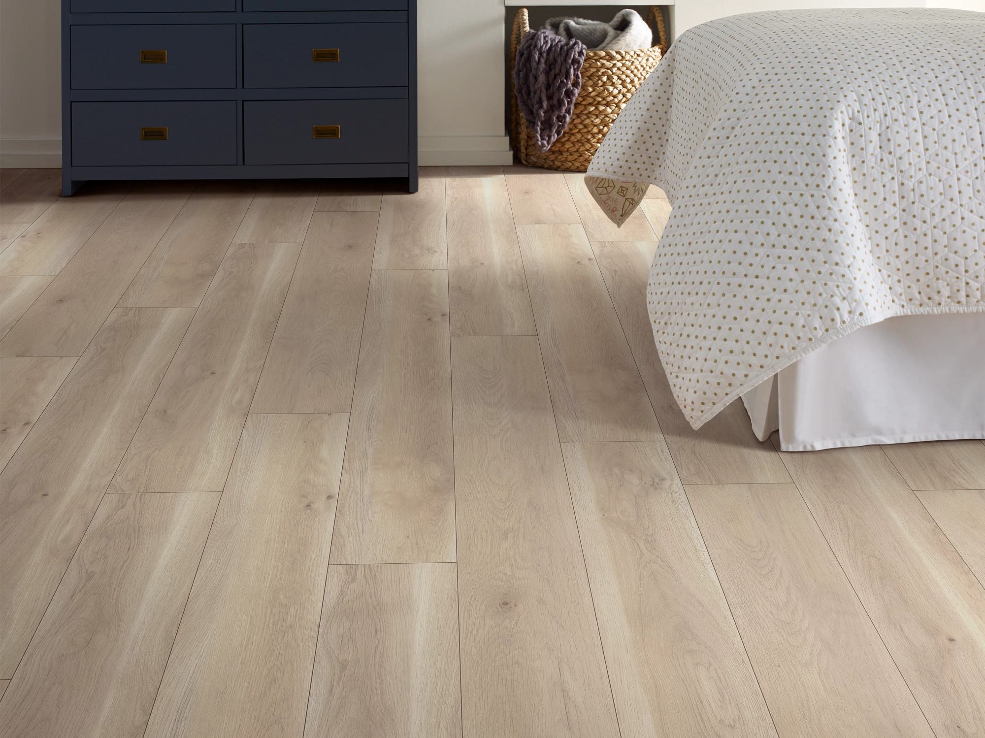 Wisteria flooring, shown in a room
