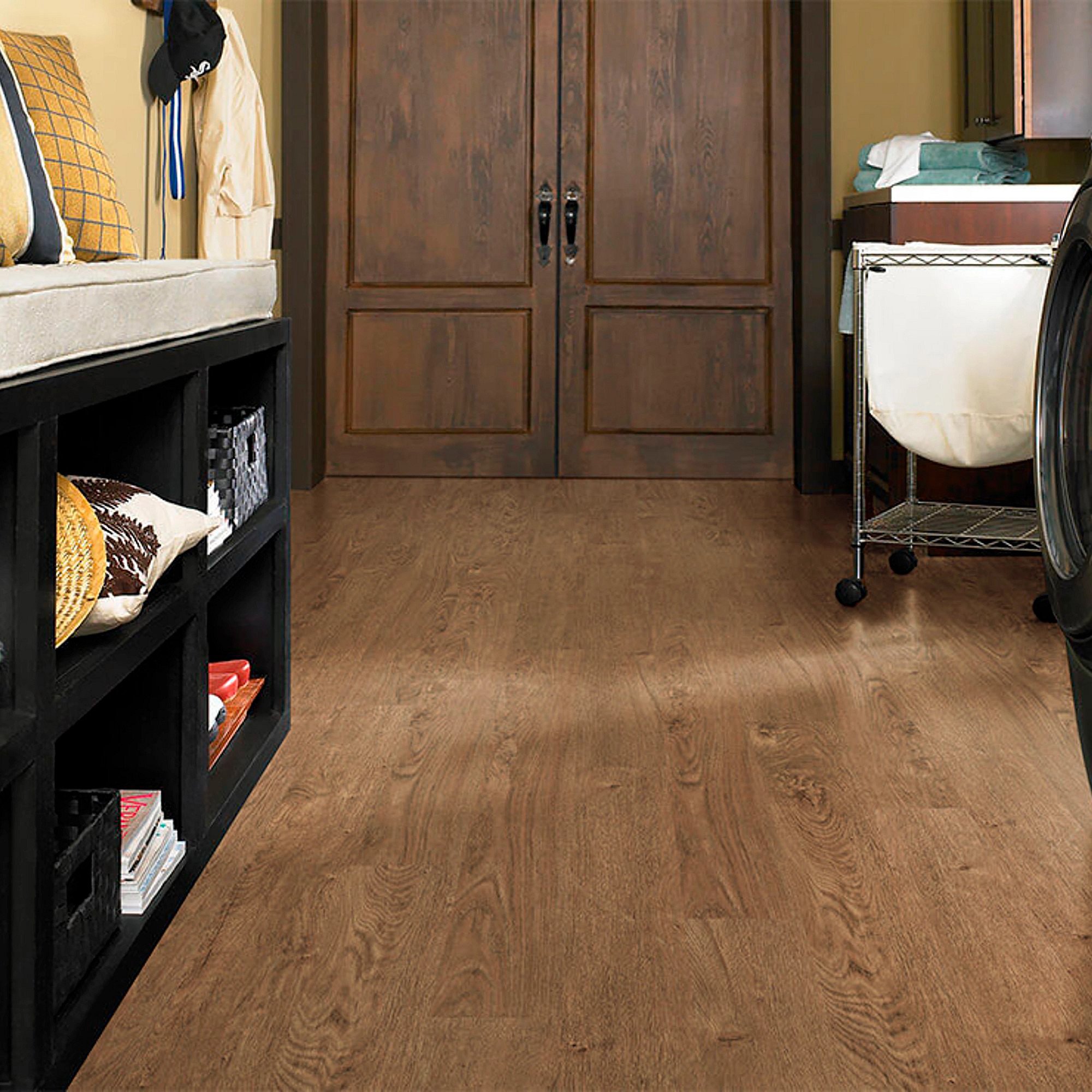 Northwoods Oak flooring, shown in a room