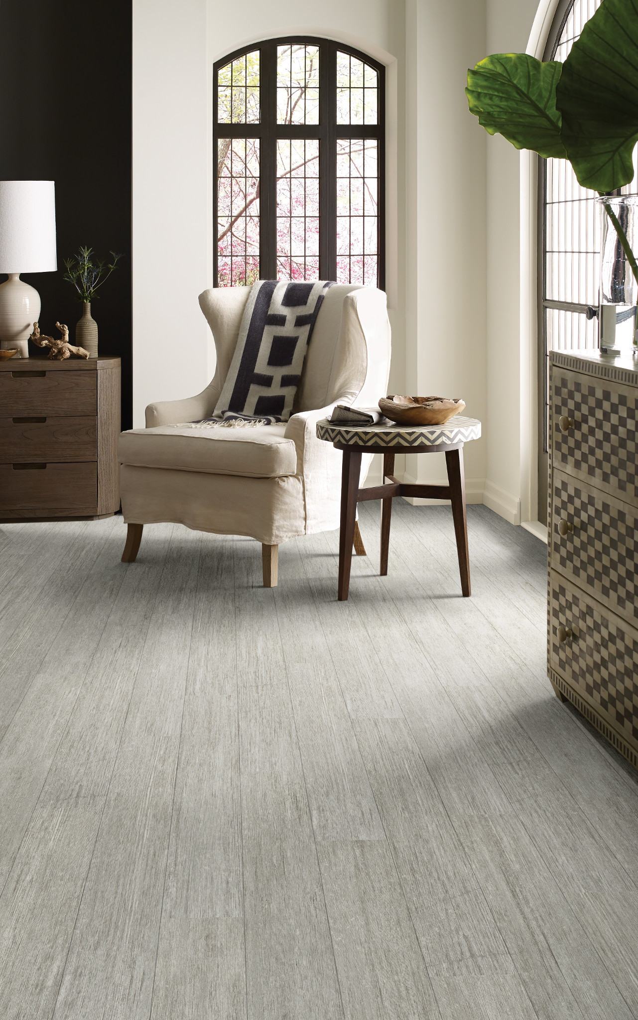Everest flooring, shown in a room