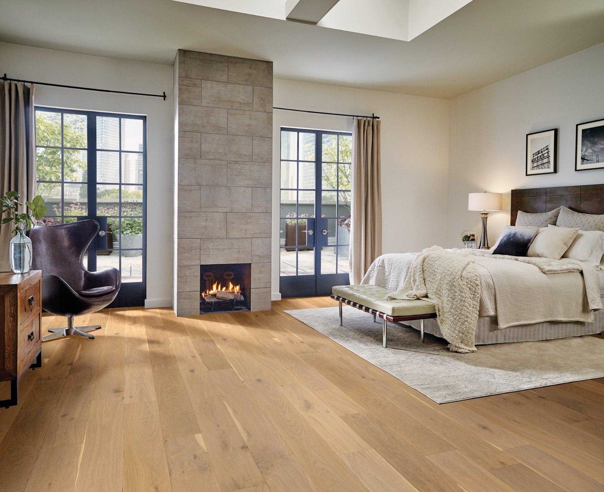 Shore Charm flooring, shown in a room