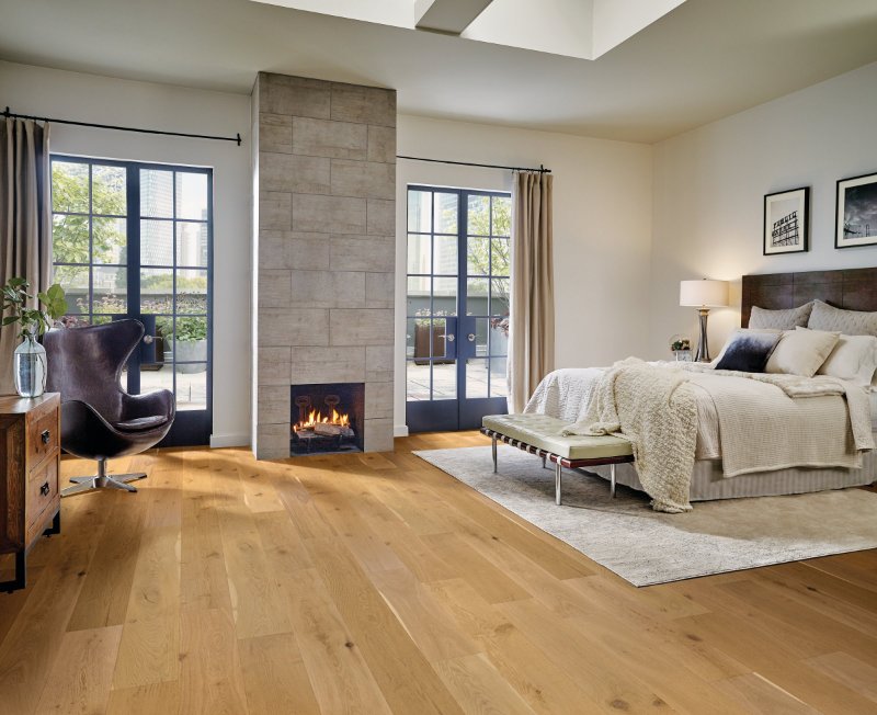 Bay Charm flooring in a room