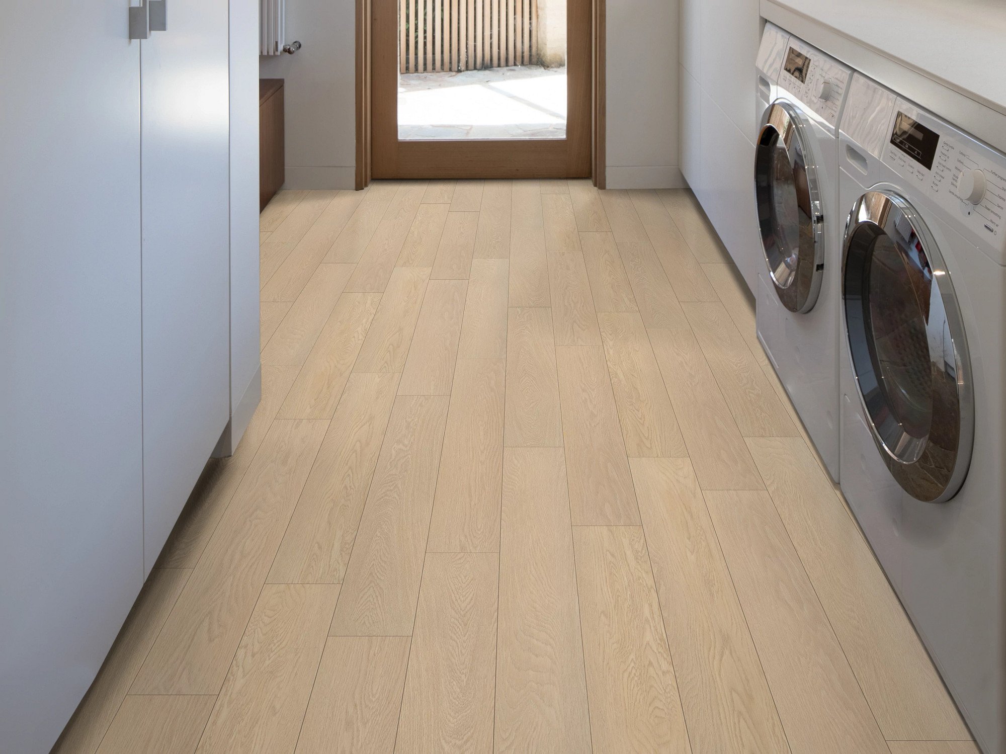 Oceanfront flooring, shown in a room