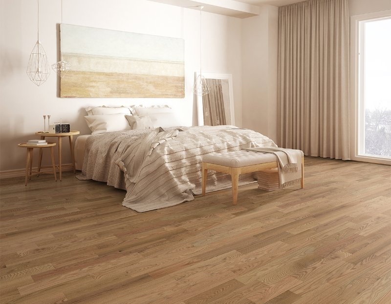 Aurora flooring in a room