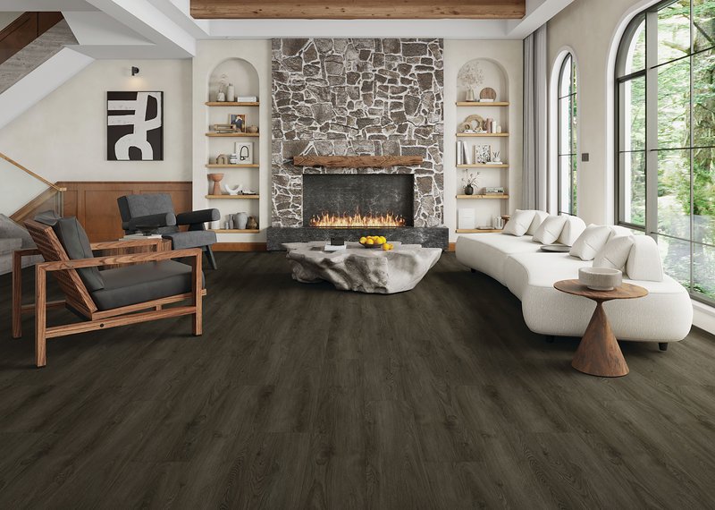 Twilight flooring in a room