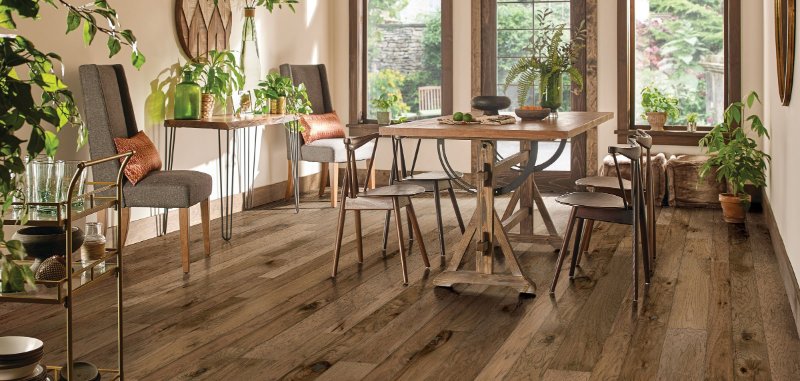 Dipped in Honey flooring in a room