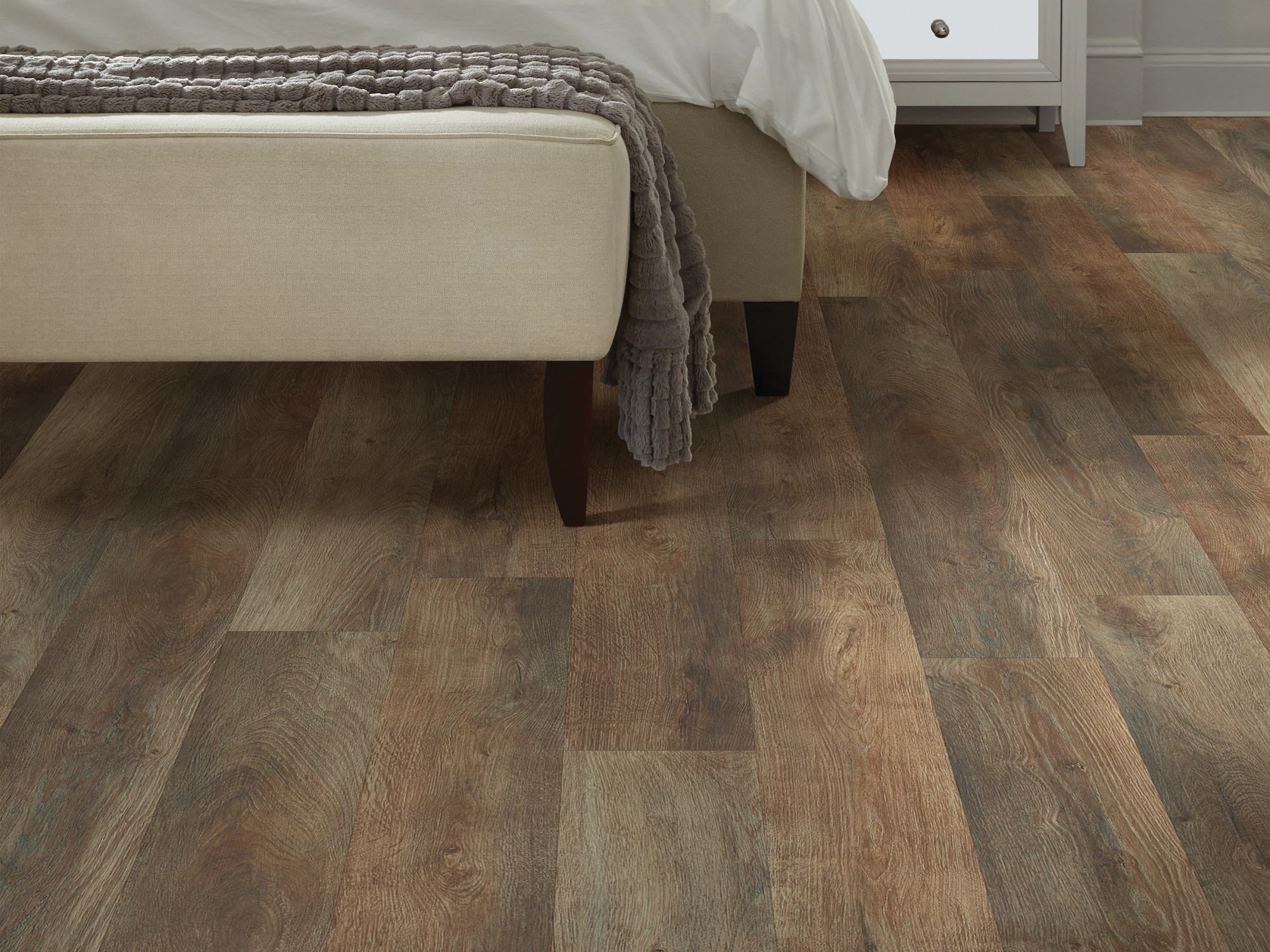 Highlight Oak flooring, shown in a room