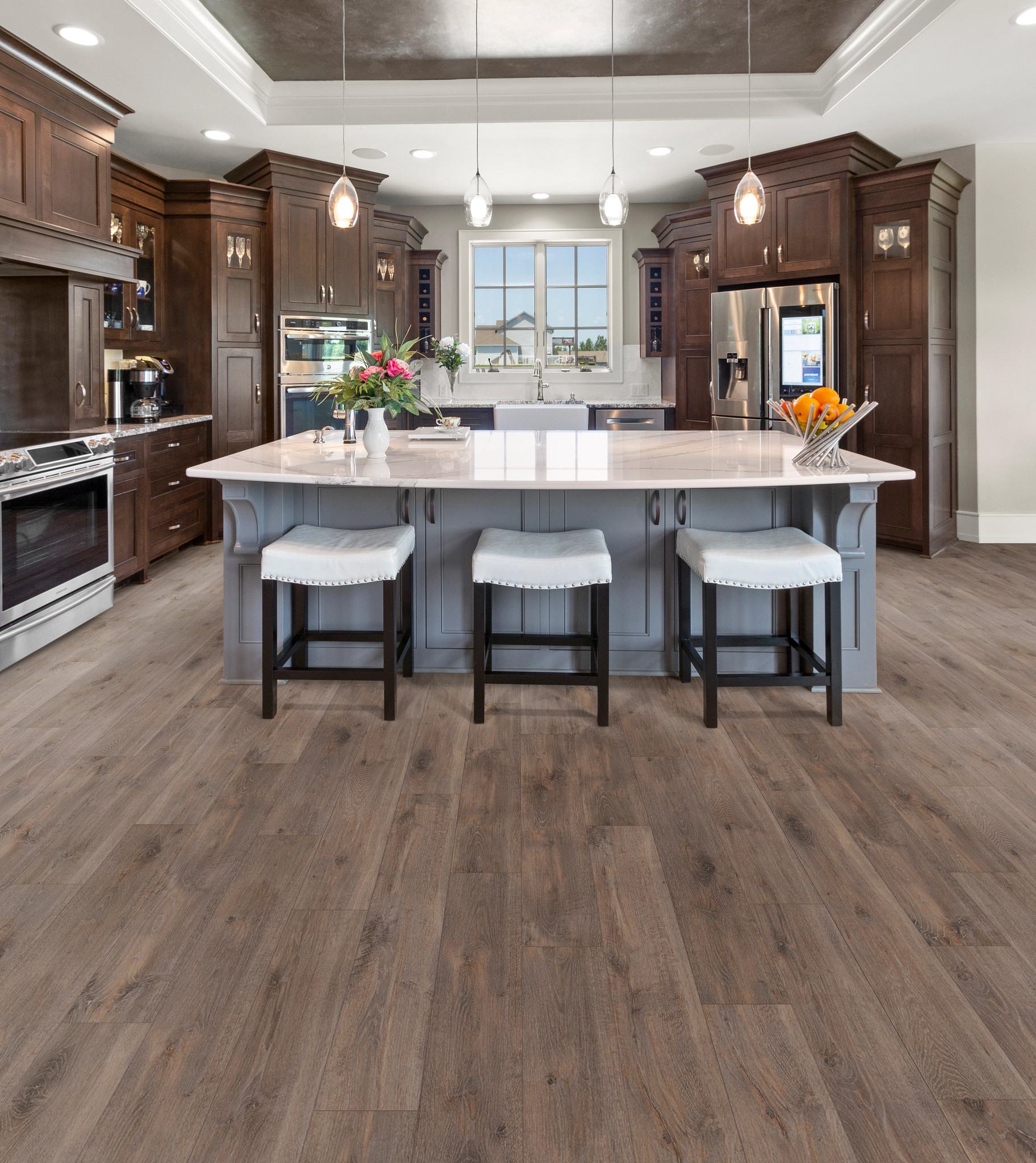 Chapman flooring, shown in a room