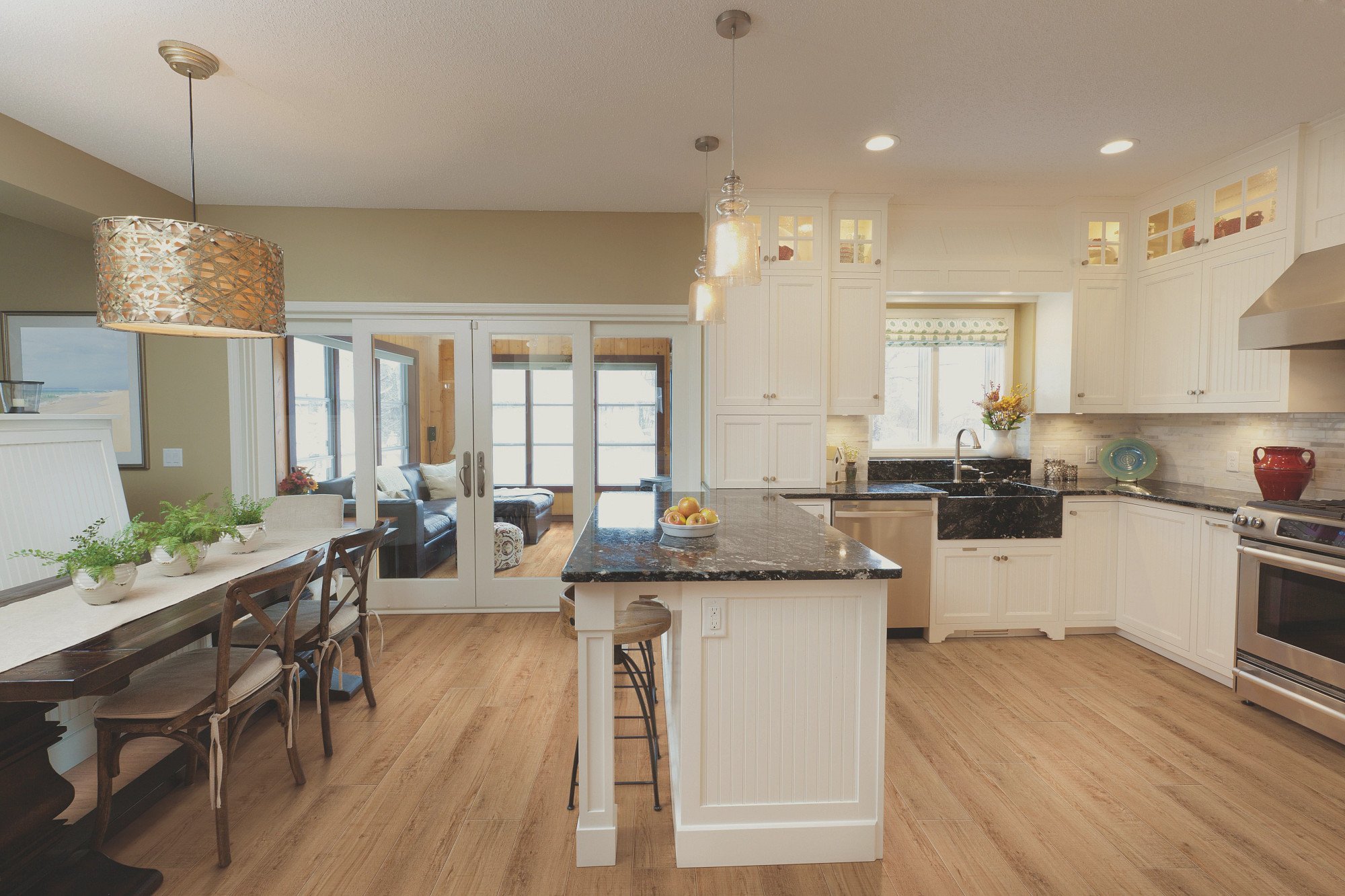 Waddington Oak flooring, shown in a room