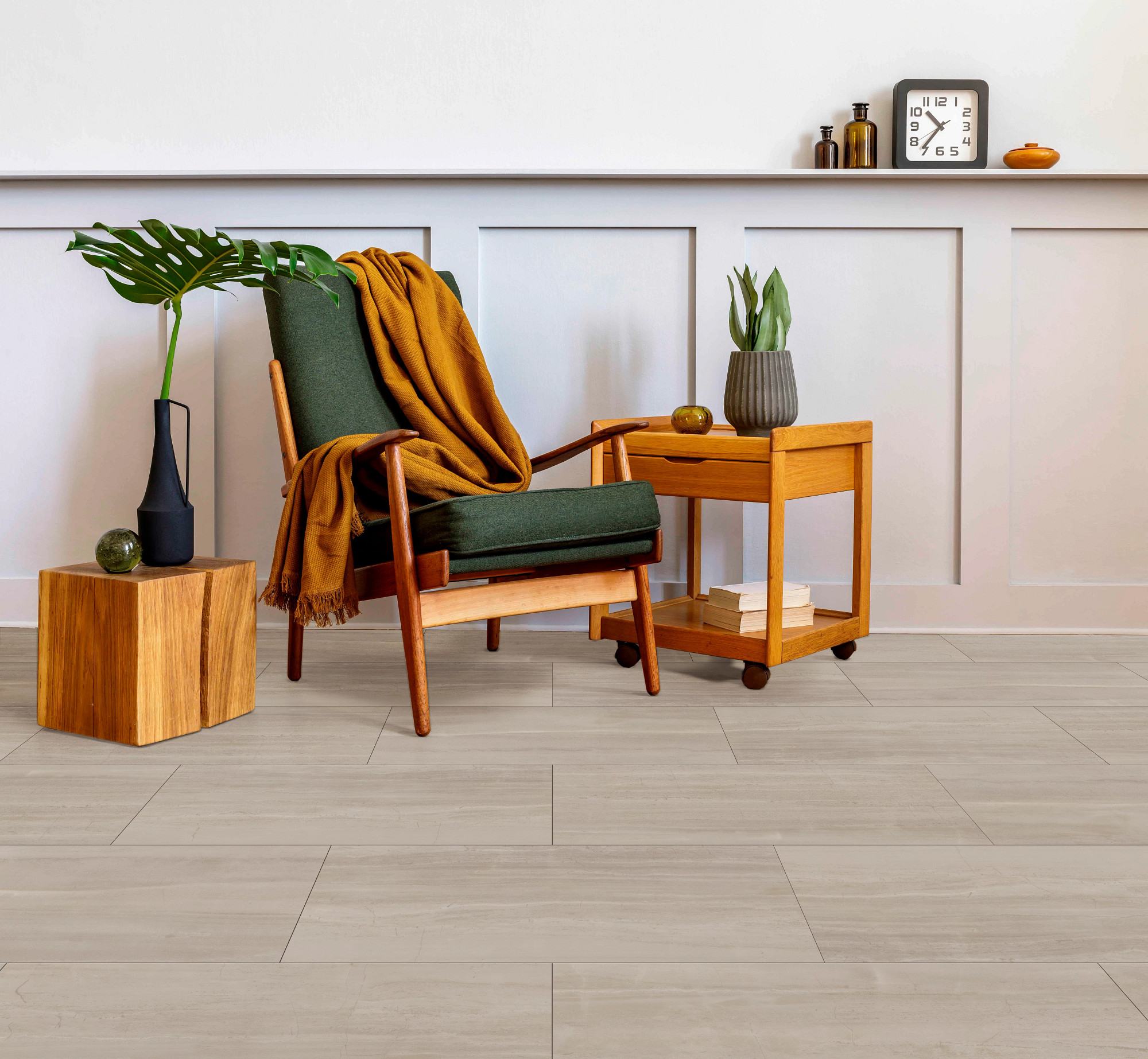 Ligera Sandstone flooring, shown in a room